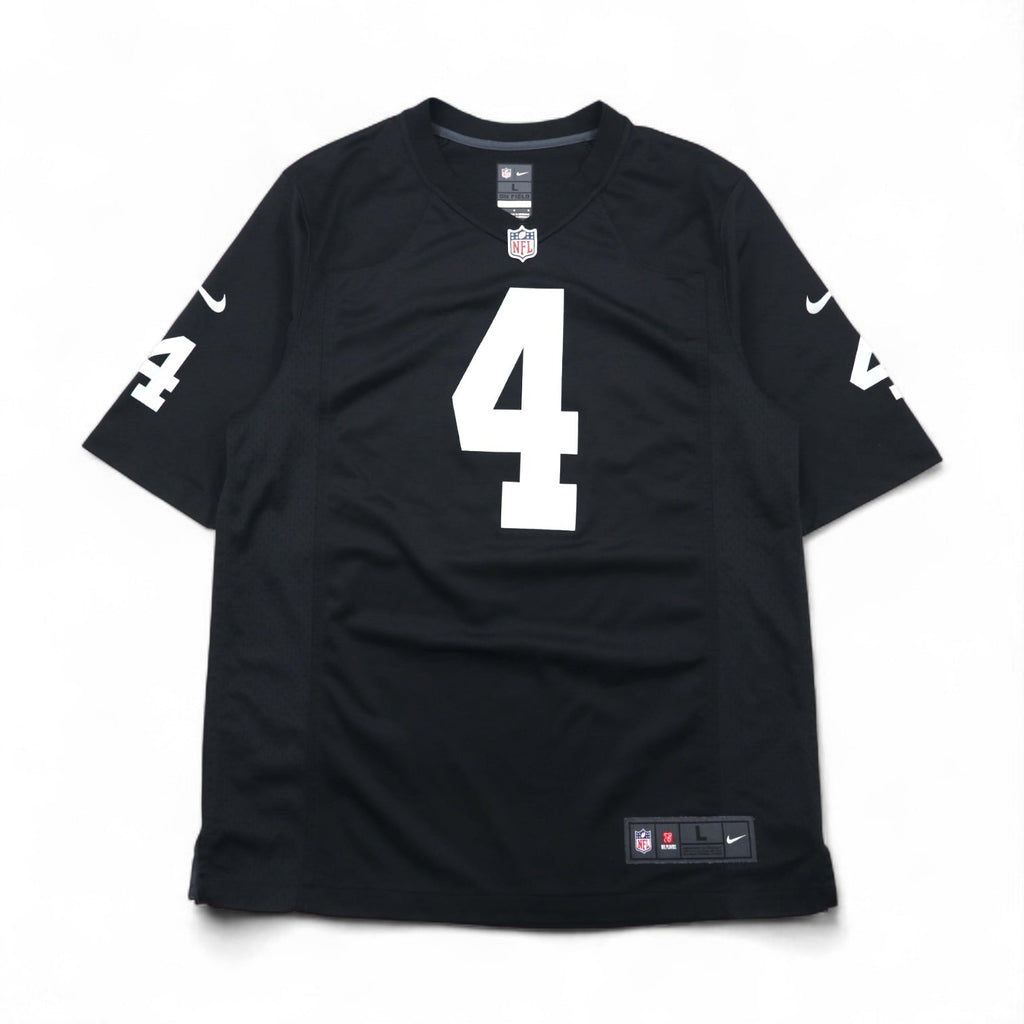 NIKE ゲームシャツ L ブラック ポリエステル NFL ナンバリング