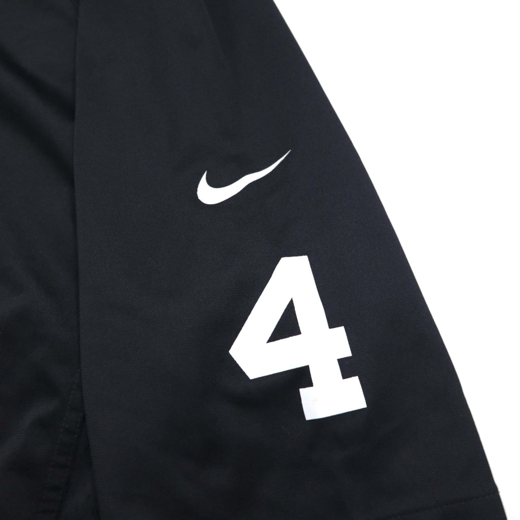 NIKE ゲームシャツ L ブラック ポリエステル NFL ナンバリング