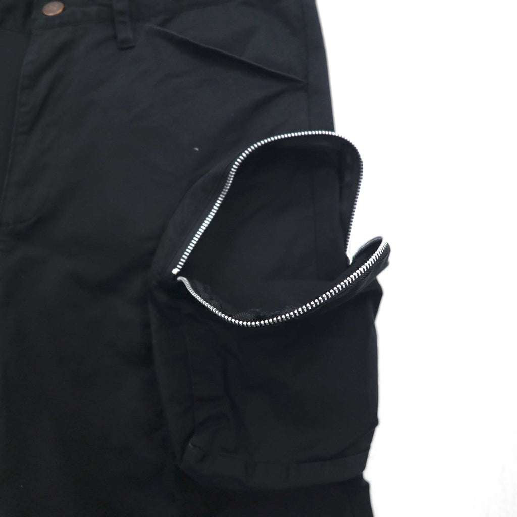 glamb エクスペリメンタルカーゴパンツ Experimental Cargo Pants ミリタリー M ブラック ユーティリティ ポケット
