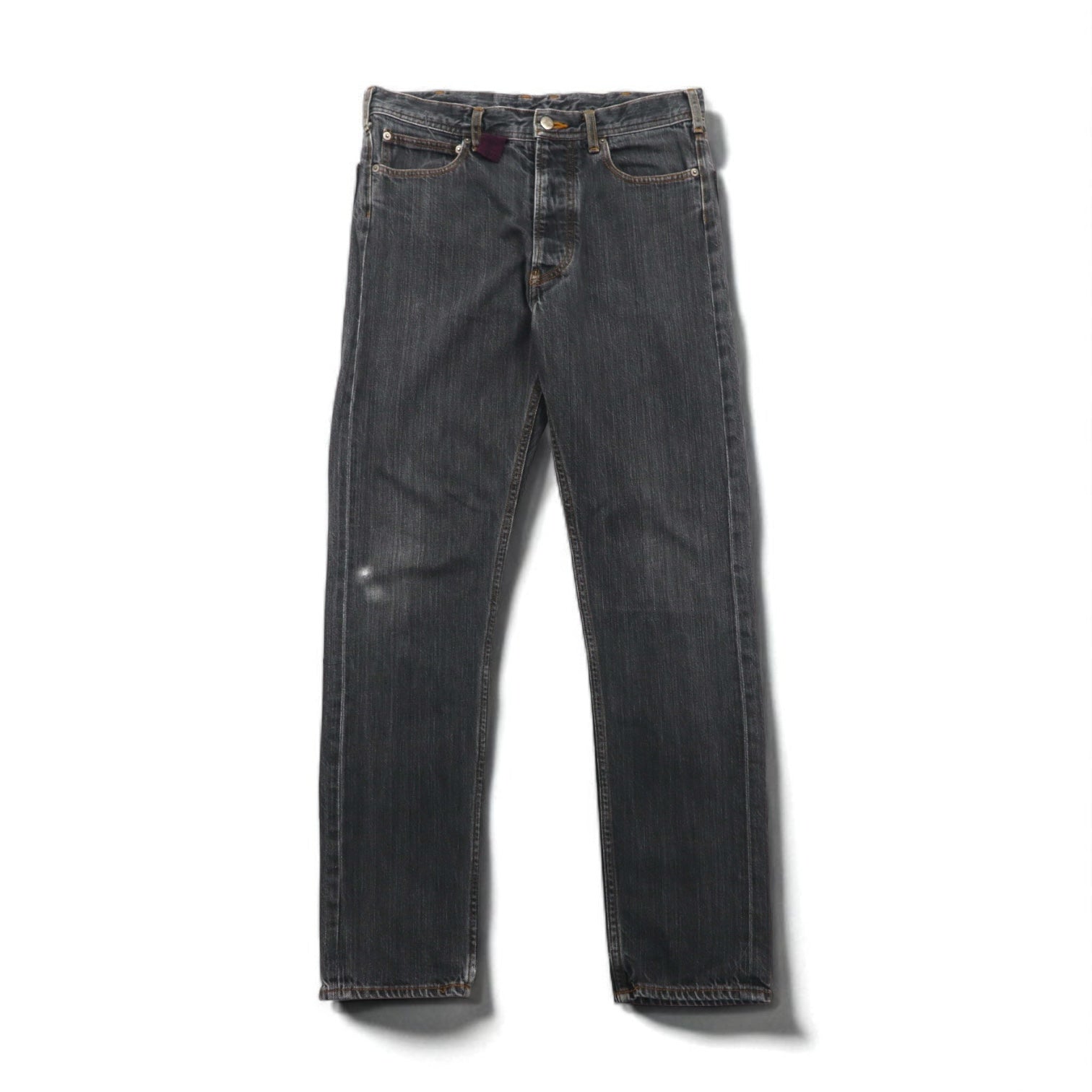VIVIENNE WESTWOOD MAN Jeans in denim ricamato con orb M Grigio Cotone Fatto in Giappone