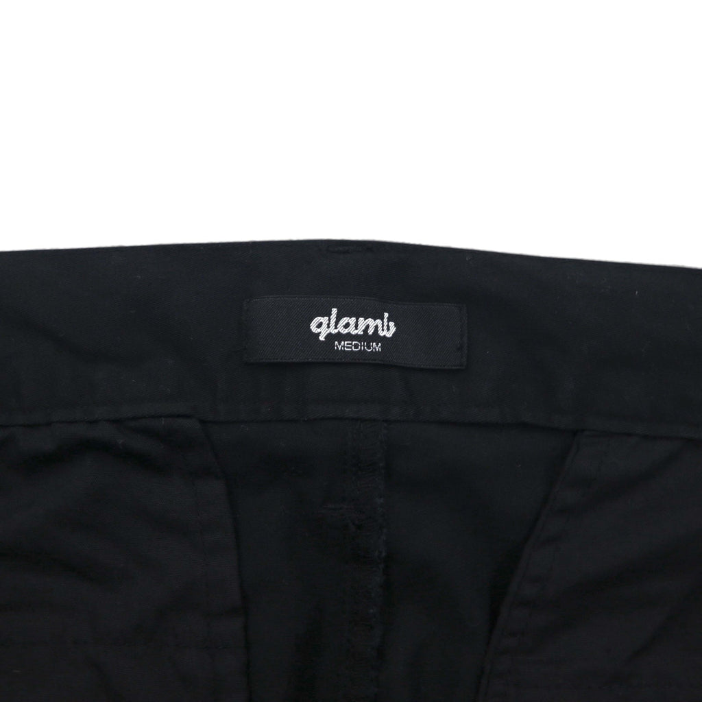 glamb エクスペリメンタルカーゴパンツ Experimental Cargo Pants ミリタリー M ブラック ユーティリティ ポケット