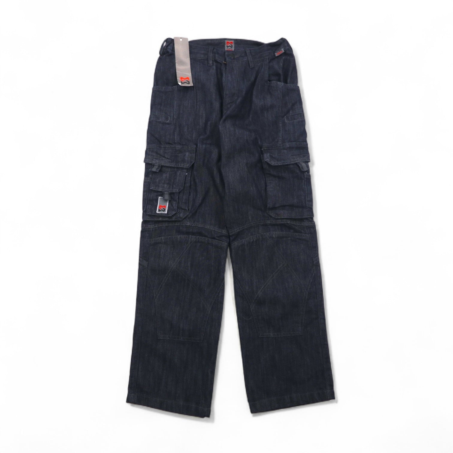 00年代 WURTH MODYF バギー デニム カーゴパンツ L ダークインディゴ 未使用品