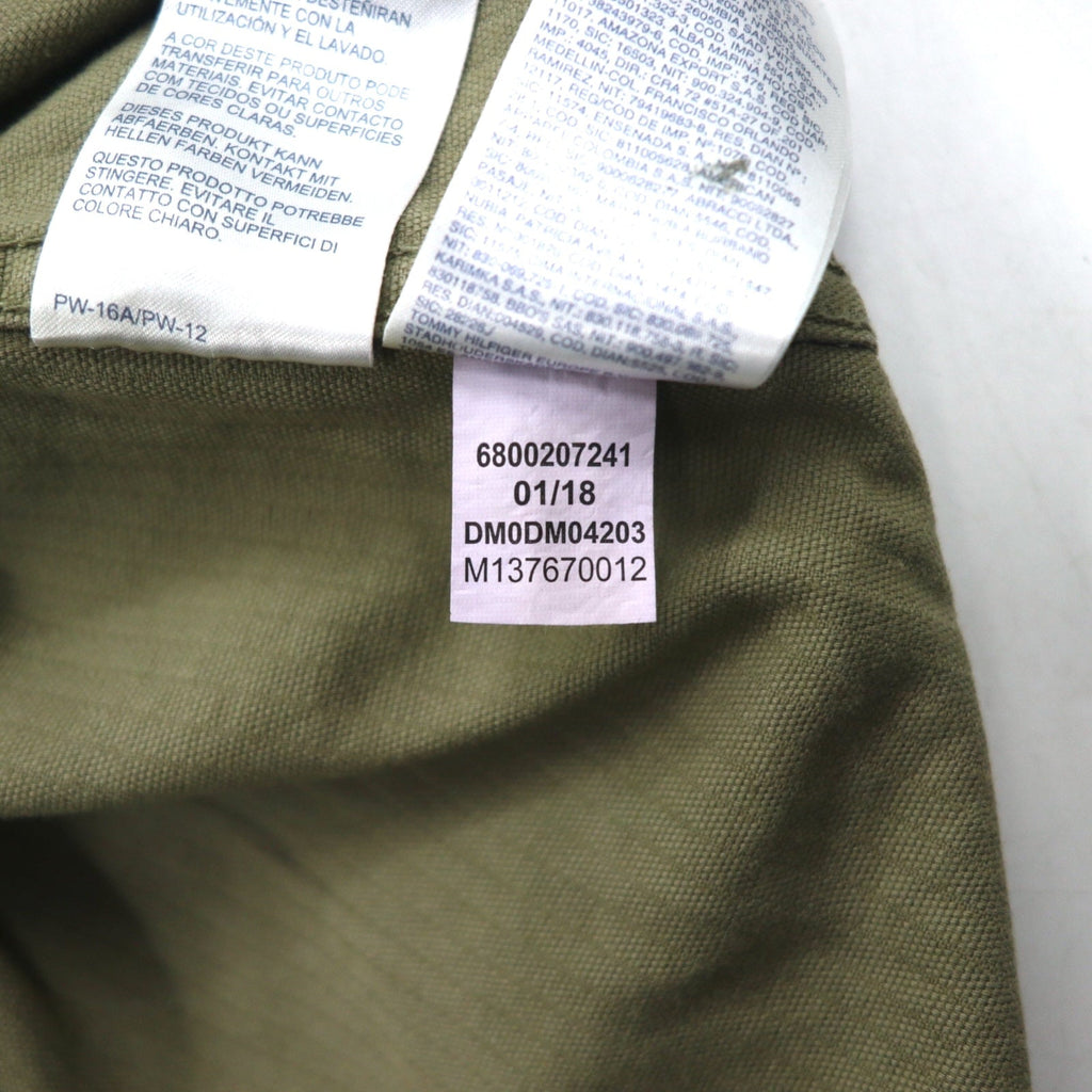 TOMMY JEANS Camicia da lavoro oversize XL Cachi Cotone OVERSIZED FIT DM0DM4203