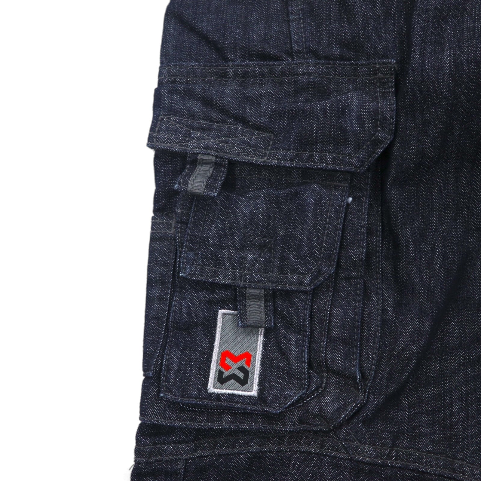 00年代 WURTH MODYF バギー デニム カーゴパンツ L ダークインディゴ 未使用品