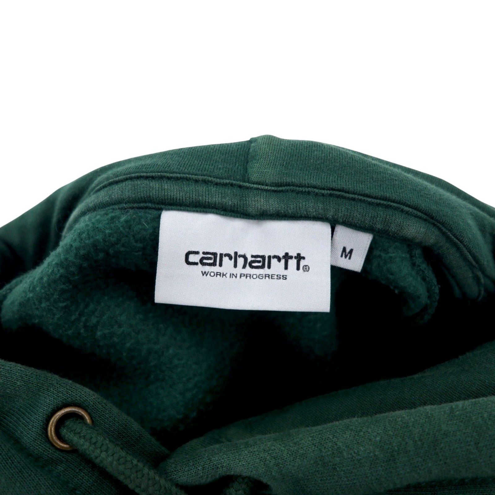 carhartt WIP Felpa con cappuccio pullover M verde cotone HOODED CHASE SWEAT 1026384
