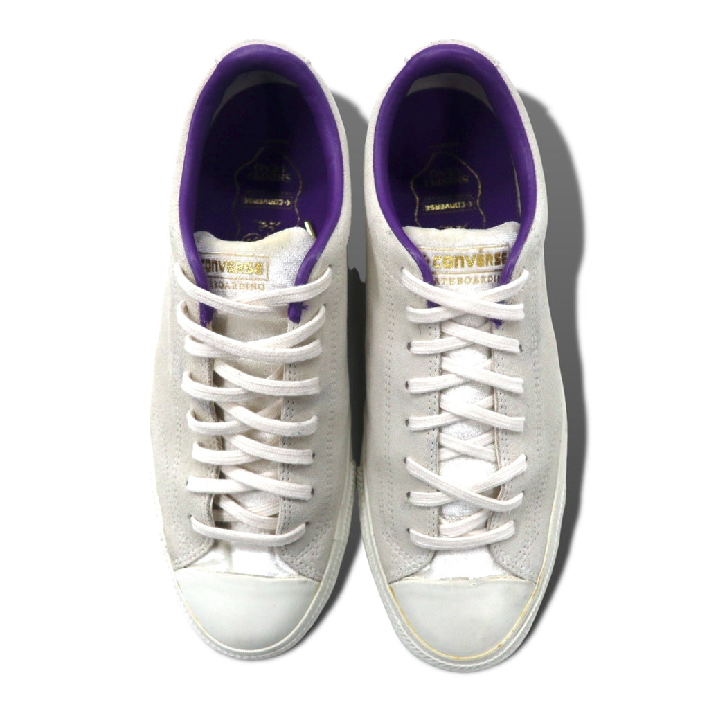 CONVERSE × UENO SHINPEI Sneakers in pelle scamosciata 27cm Bianco Shinpei Ueno BREAKSTAR SK OX 1CL842