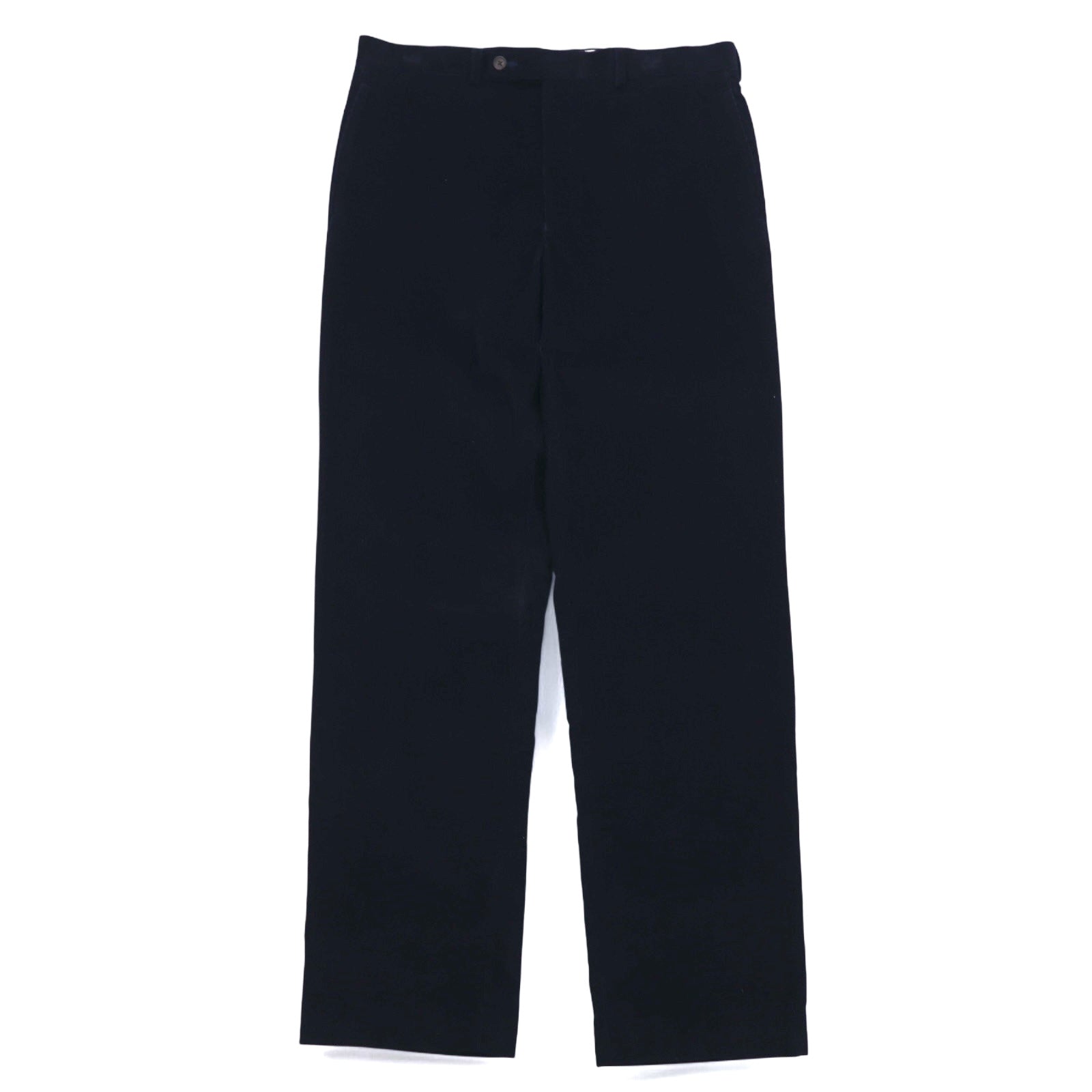 LAUREN RALPH LAUREN Pantaloni in velluto a coste, taglia M, blu navy, in cotone