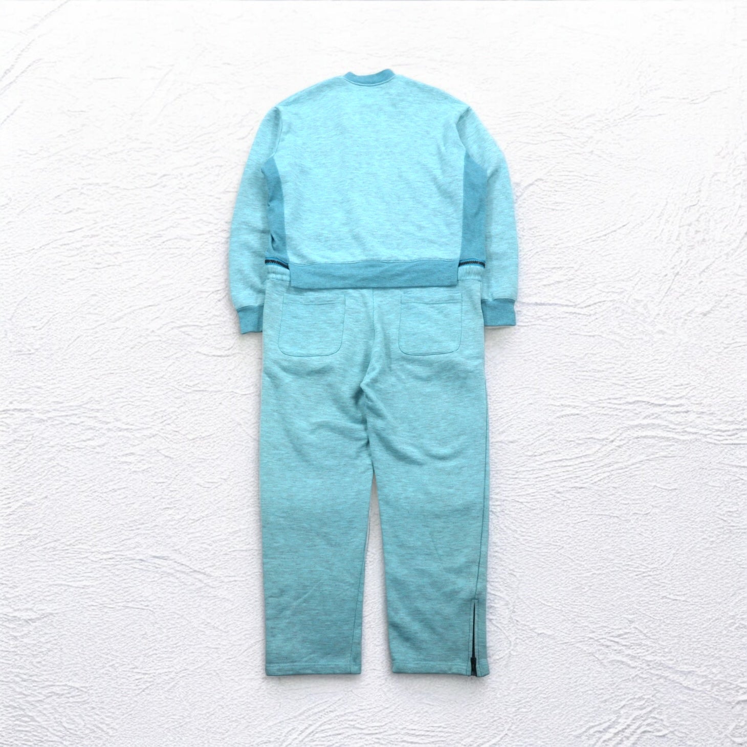 FACETASM Tuta Intera Salopette Jumpsuit in Felpa XL Blu Cotone RB-PT-U06