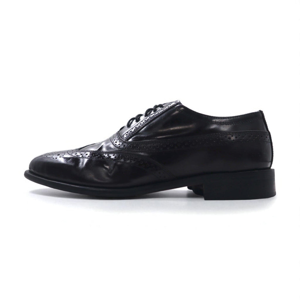 NUNN BUSH Anni '90 Wingtip Full Brogue Scarpe eleganti 26cm Marrone Pelle Medaglione 83299 05