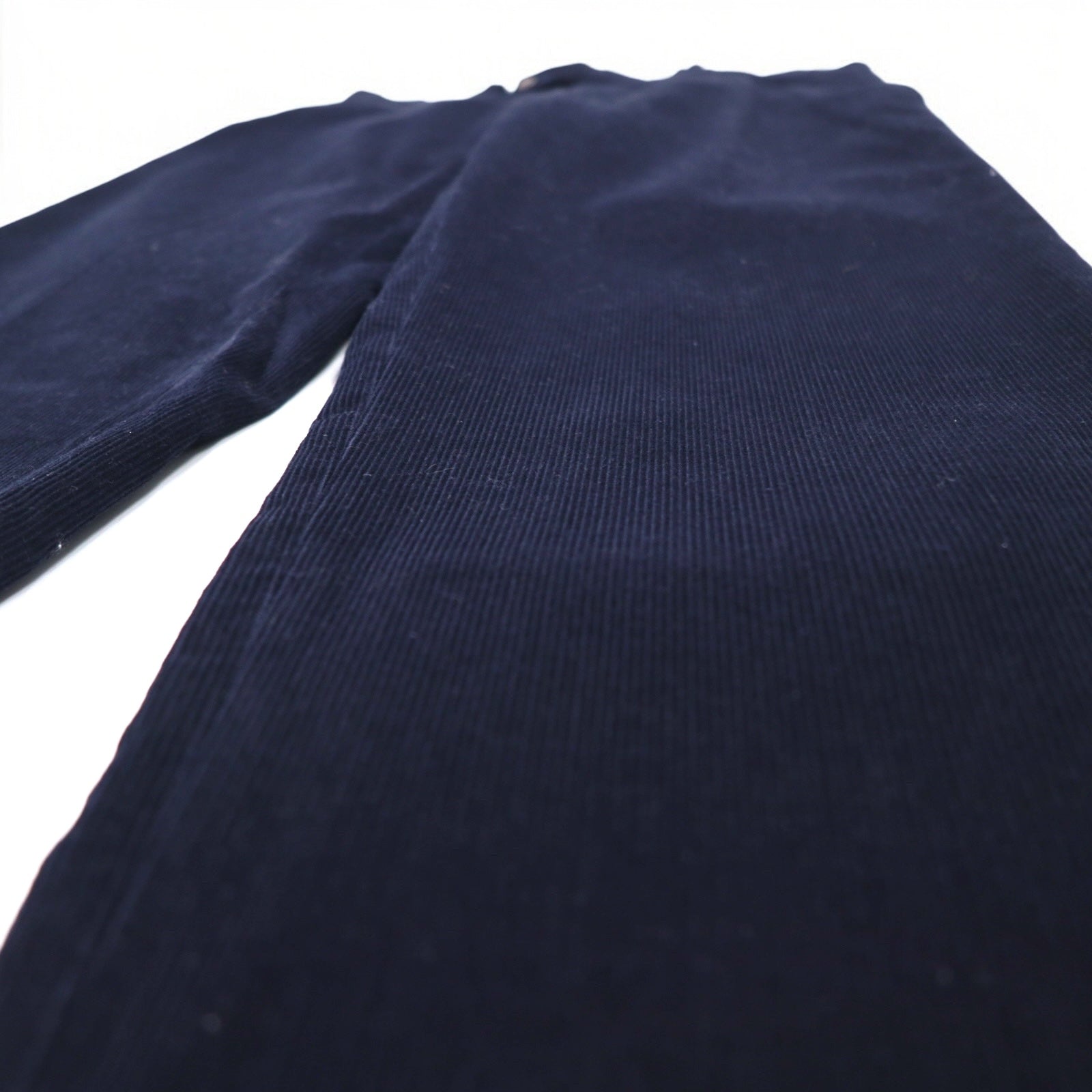 LAUREN RALPH LAUREN Pantaloni in velluto a coste, taglia M, blu navy, in cotone