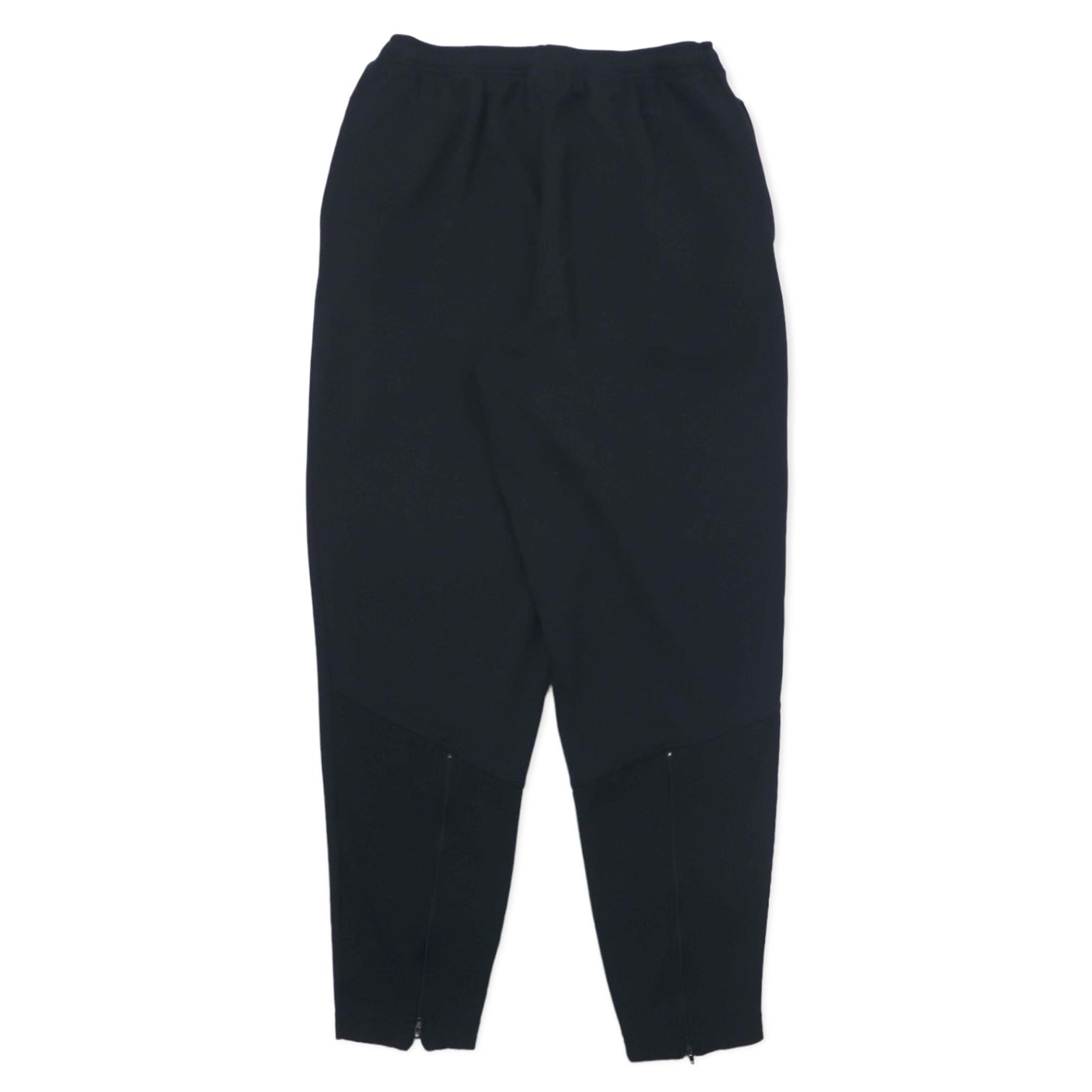 NIKE anni '90 Pantaloni della tuta in acetato taglia L neri in poliestere con etichetta argento