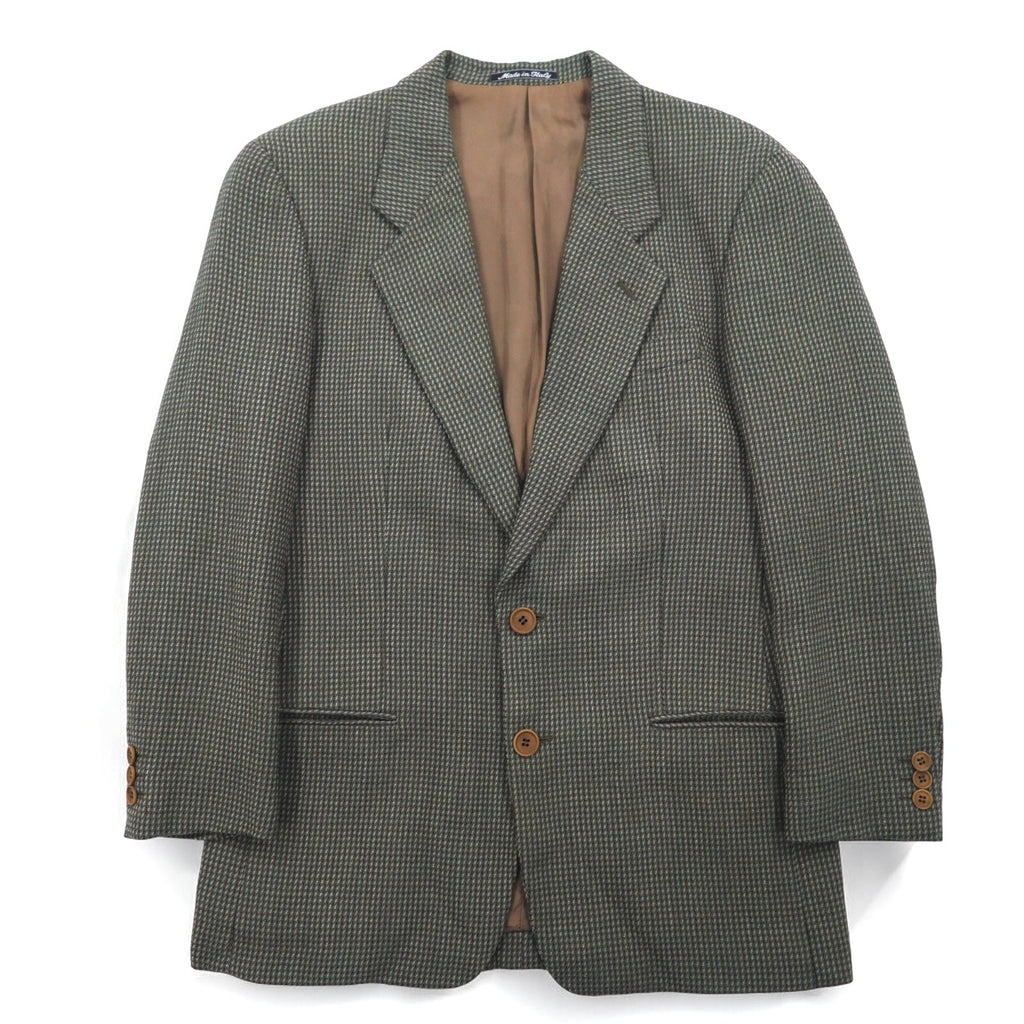GIORGIO ARMANI LE COLLEZIONI Blazer a 2 bottoni sartoriale Made in Italy S Cachi Lana