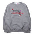 USA, anni '90, LOGO ATHLETIC NFL, ricamo, felpa pesante, L, grigio, cotone, Kansas City Chiefs
