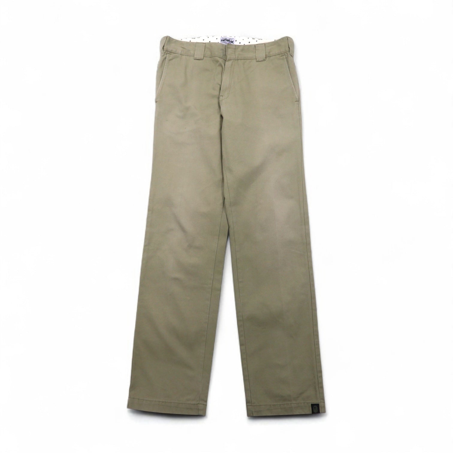 A BATHING APE × Dickies Pantaloni da lavoro Chino USA M Beige Cerniera TALON 001PT9631915