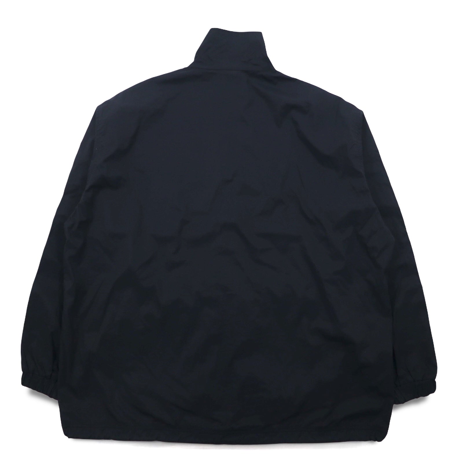 Kappa giacca in nylon anni '90, giacca da tuta, felpa, taglia L, nera, con nastro logo e strisce laterali