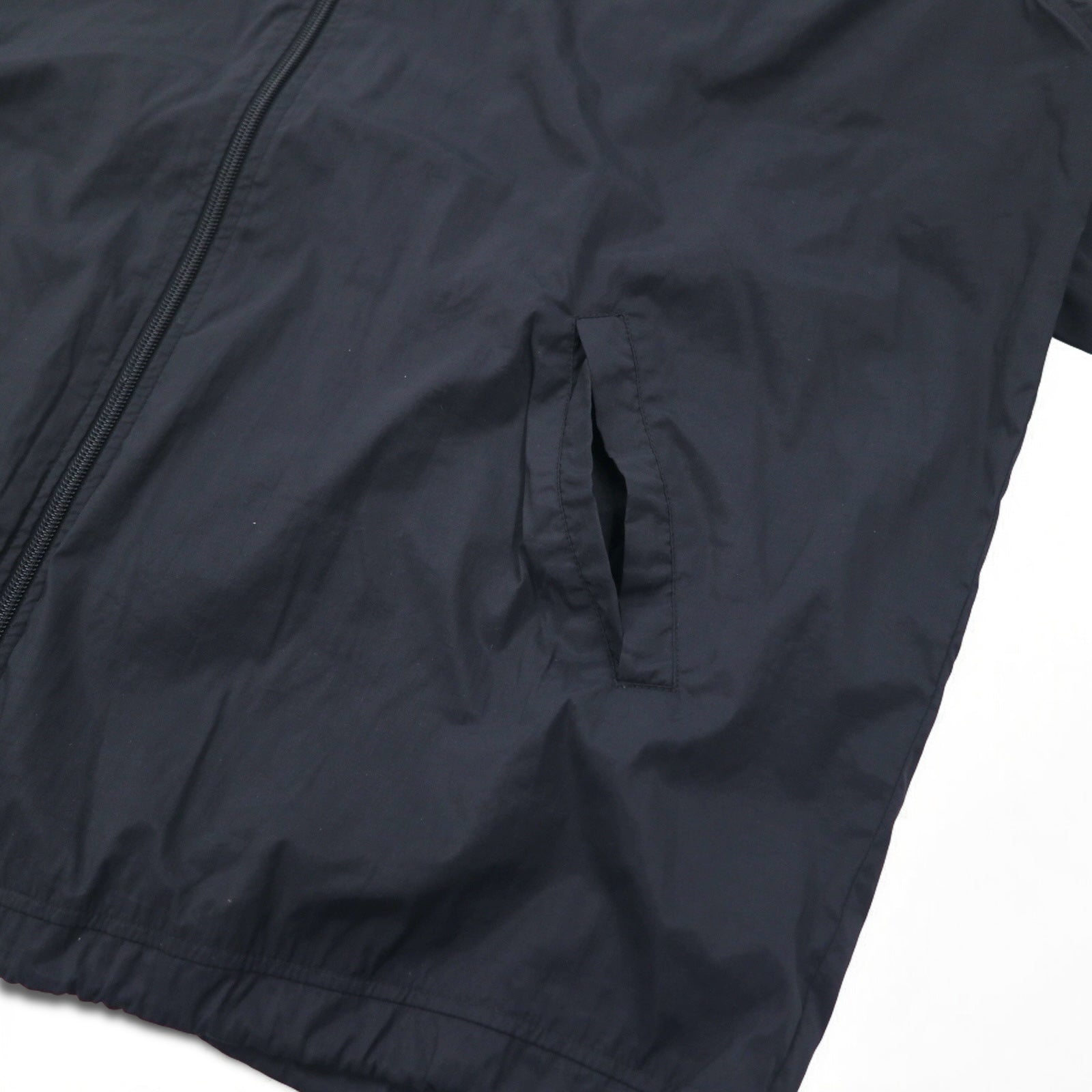 Kappa giacca in nylon anni '90, giacca da tuta, felpa, taglia L, nera, con nastro logo e strisce laterali