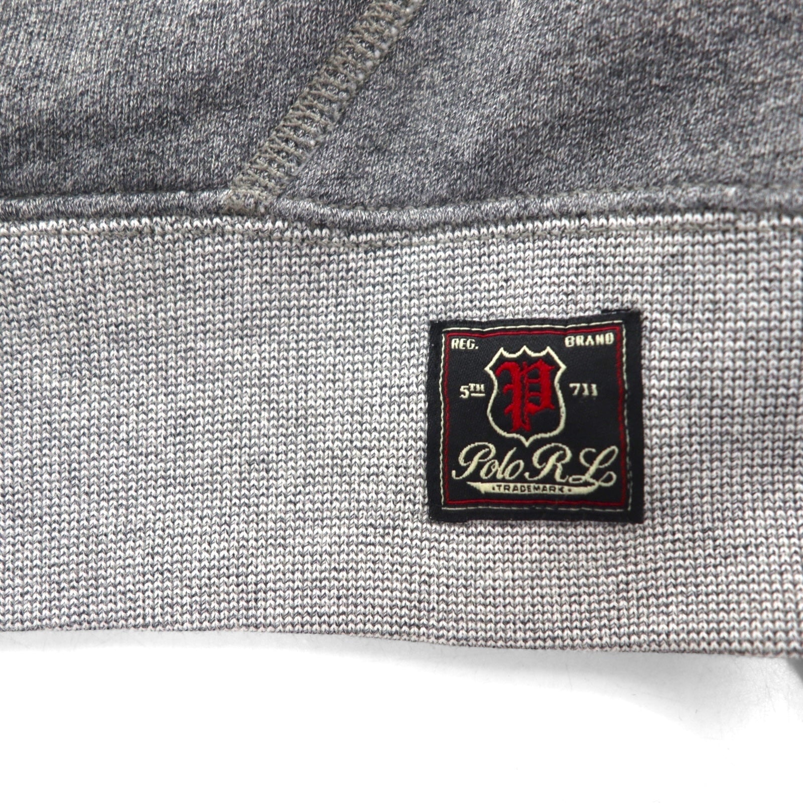 Polo Ralph Lauren プルオーバー パーカー M グレー NY 1967 プリント