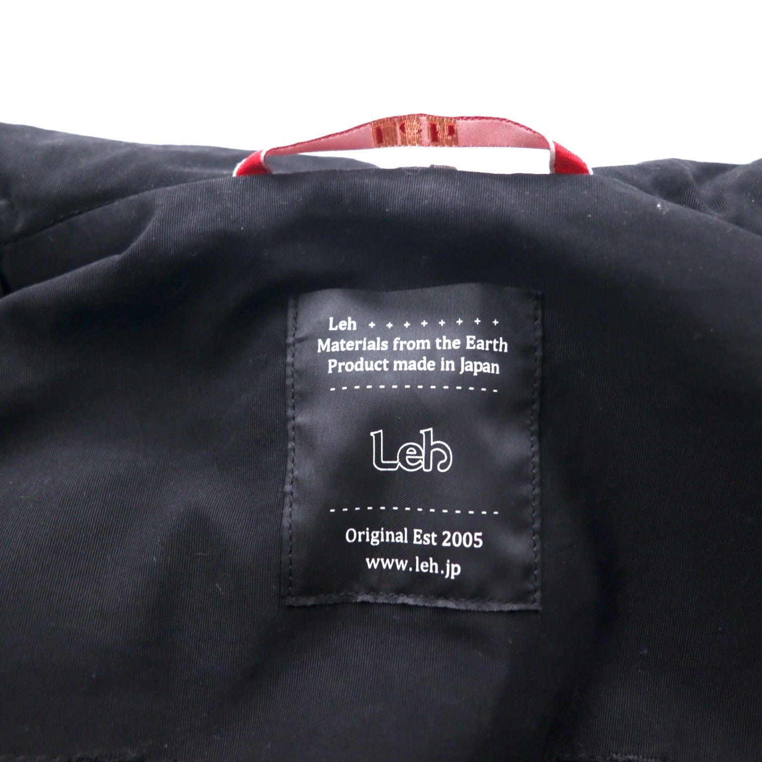 leh Soprabito M nero cotone nylon LEH 543 made in Japan