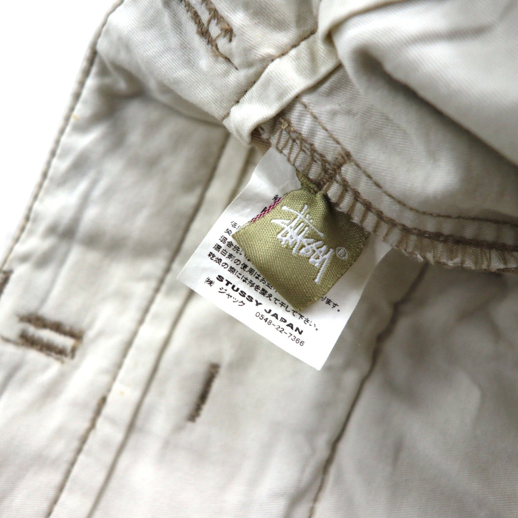 STUSSY pantaloncini cargo corti M beige cotone