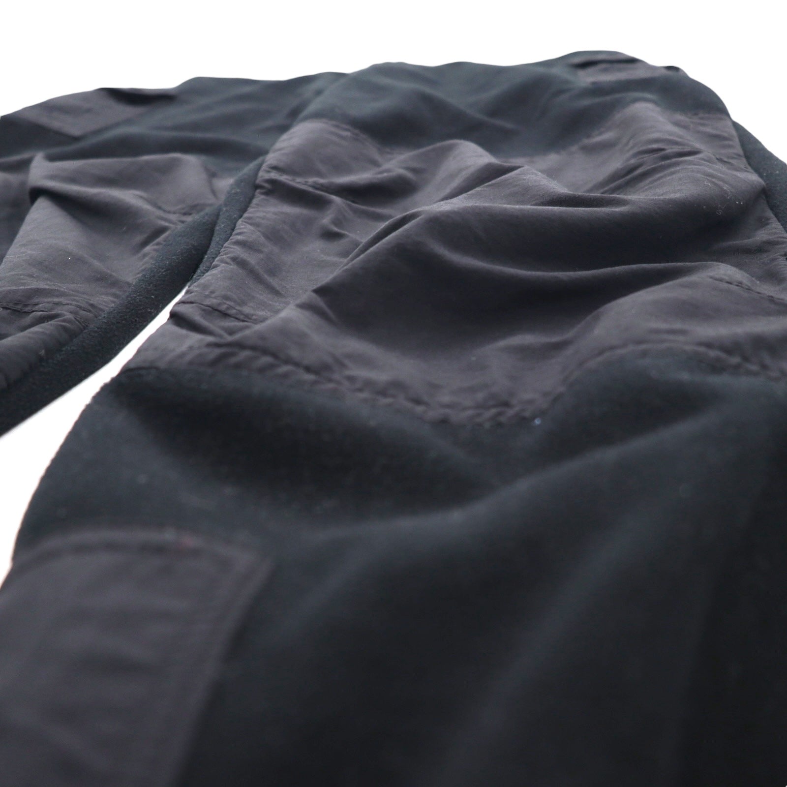 Cabela’s ミリタリー フリース カーゴパンツ XL ブラック GORE WINDSTOPPER ナイロン切替 ウェビングベルト 裾 スリット カナダ製