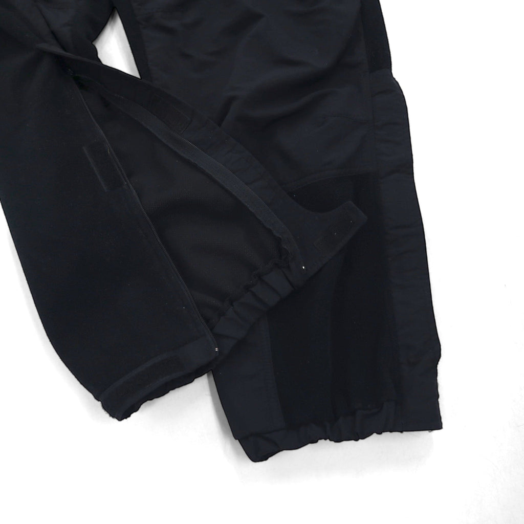 Cabela’s ミリタリー フリース カーゴパンツ XL ブラック GORE WINDSTOPPER ナイロン切替 ウェビングベルト 裾 スリット カナダ製