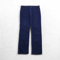 Levi's Anni '90 USA ACTION JEANS Pantaloni in denim elasticizzato L Indaco Blu Chiusura a zip Etichetta nera 40547-2317