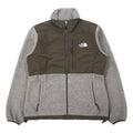 THE NORTH FACE Denali Jacket Pile in POLARTEC S Marrone Grigio Poliestere Logo Ricamato