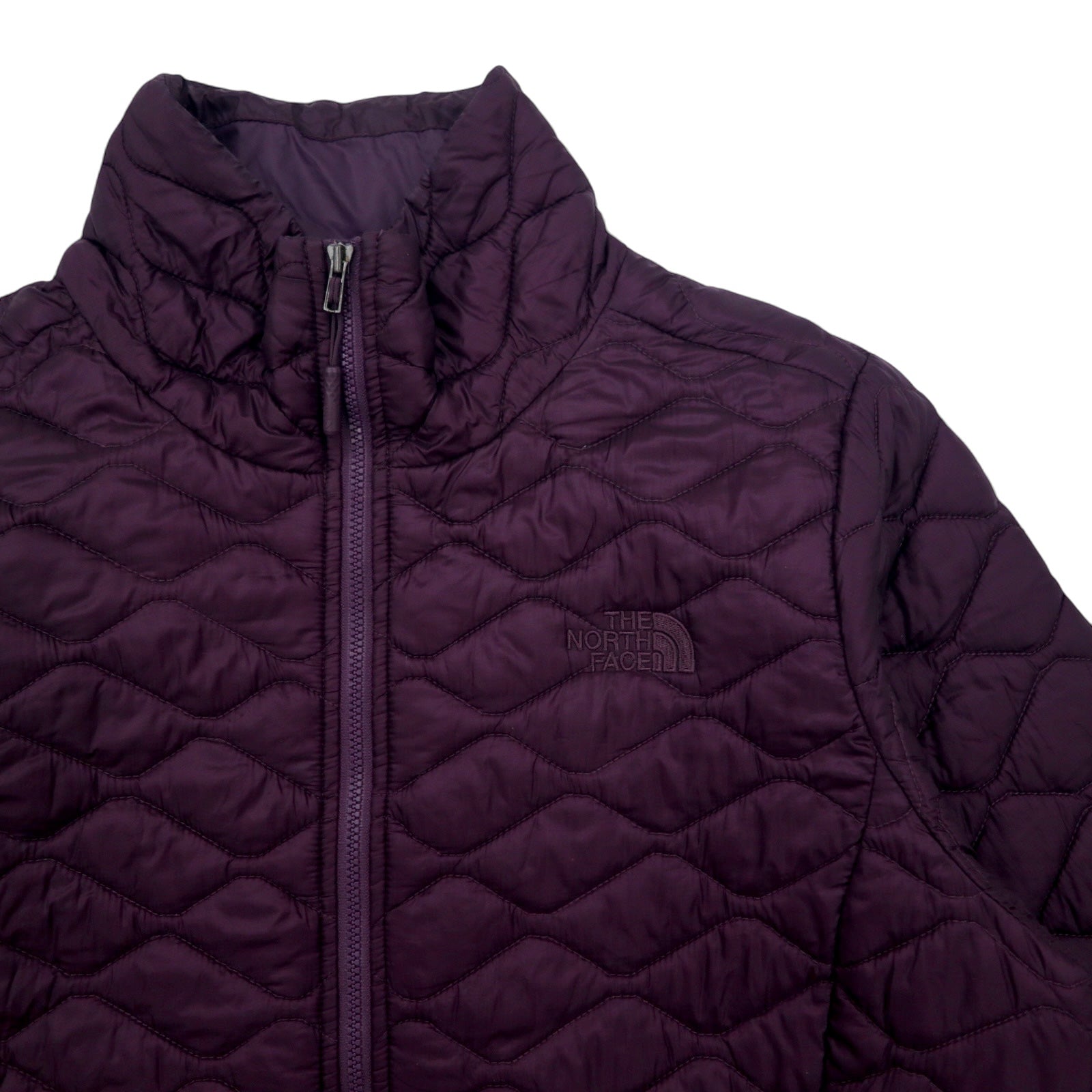 THE NORTH FACE Giacca trapuntata Thermoball imbottita M Viola Nylon Ricamo logo US NF0A3KU3