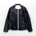 SOUMO Giacca di pelle HOLLOW LEATHER JACKET S in pelle di cavallo, doppia zip LAMPO 05-SL-001 Prodotto in Giappone
