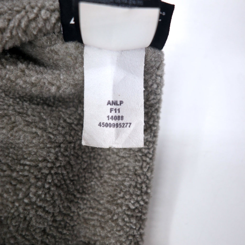 THE NORTH FACE Denali Jacket Pile in POLARTEC S Marrone Grigio Poliestere Logo Ricamato