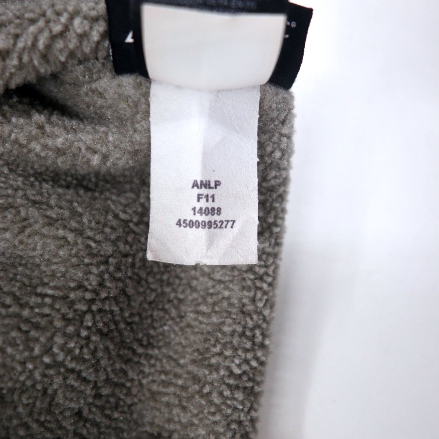 THE NORTH FACE デナリジャケット POLARTEC フリース S ブラウン グレー ポリエステル ワンポイントロゴ刺繍
