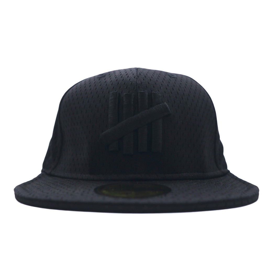 UNDEFEATED × NEWERA Cappellino da baseball 59.6cm Nero Mesh Poliestere Logo ricamato