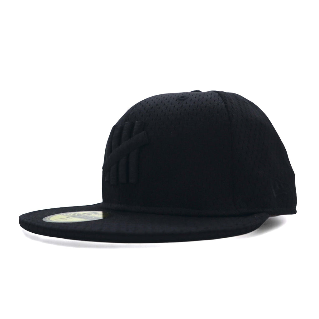 UNDEFEATED × NEWERA Cappellino da baseball 59.6cm Nero Mesh Poliestere Logo ricamato