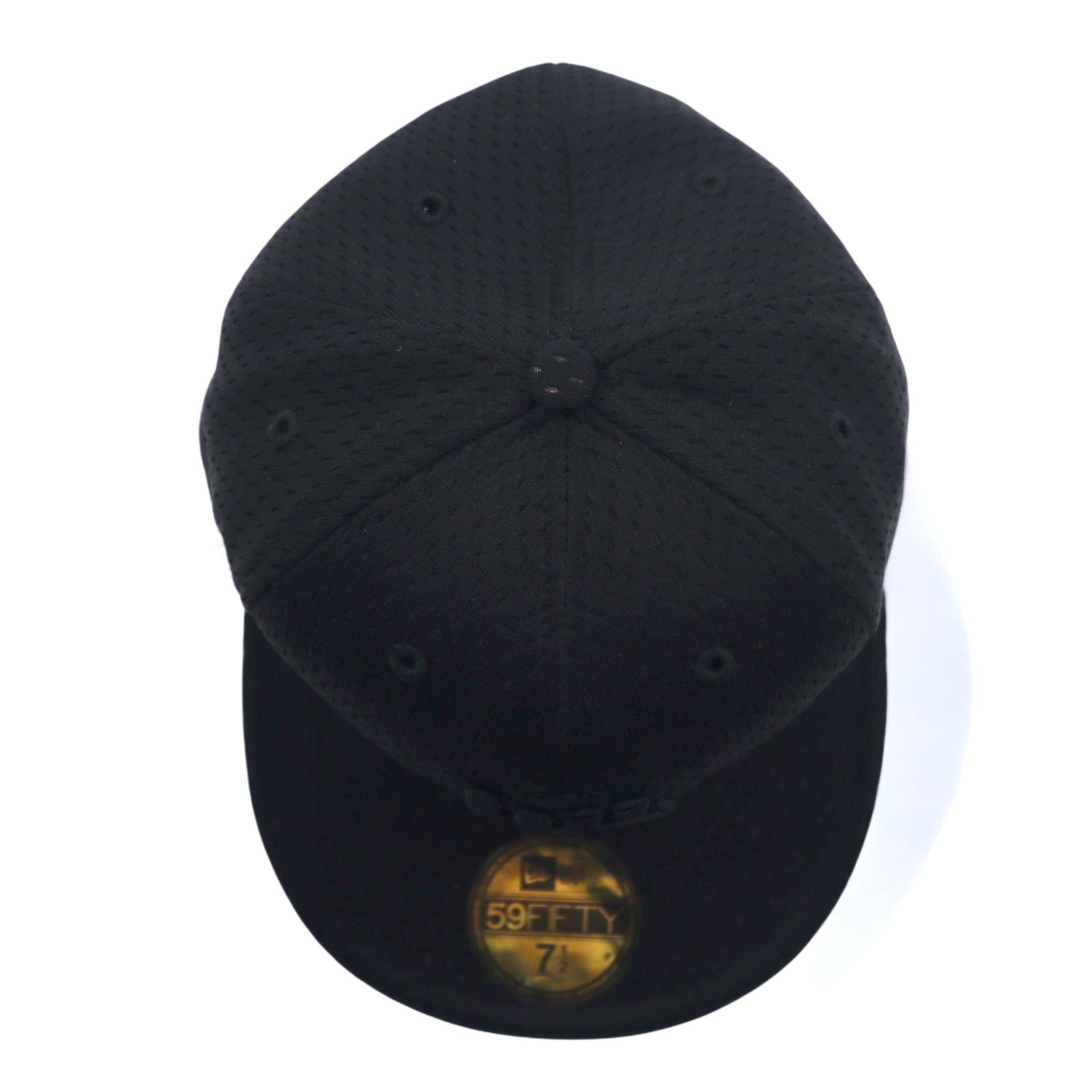 UNDEFEATED ×  NEWERA ベースボールキャップ 59.6cm ブラック メッシュ ポリエステル ロゴ刺繍
