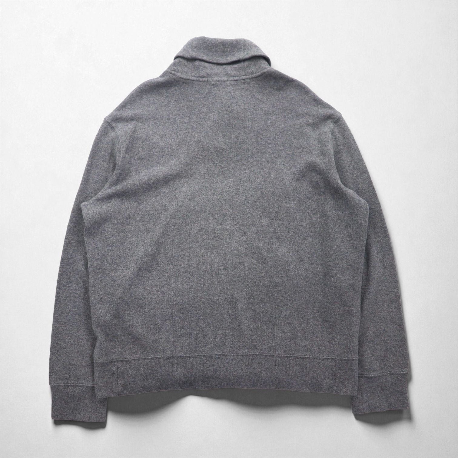 Polo Ralph Lauren ショールカラー スウェット トレーナー XL グレー コットン スモールポニー刺繡