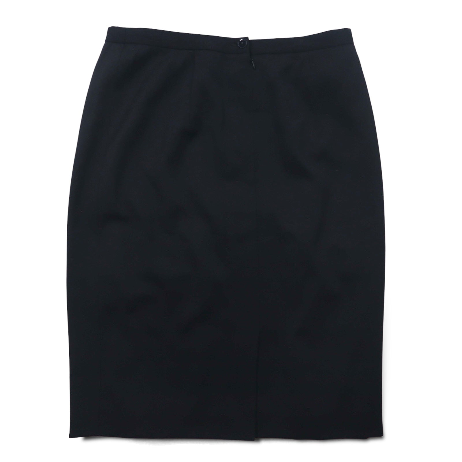 HERNO Gonna tubino in lana nera, taglia L, Made in Italy