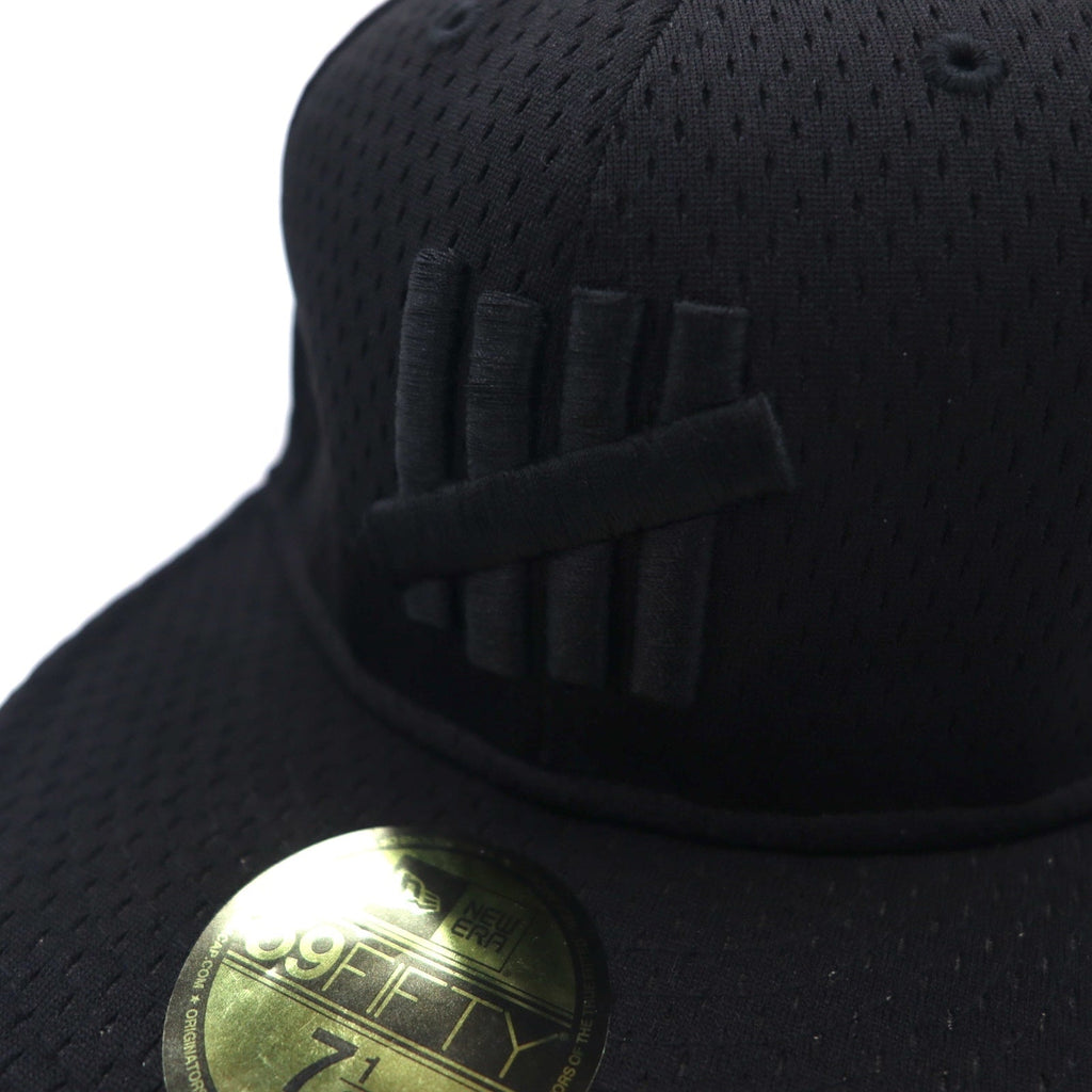 UNDEFEATED × NEWERA Cappellino da baseball 59.6cm Nero Mesh Poliestere Logo ricamato