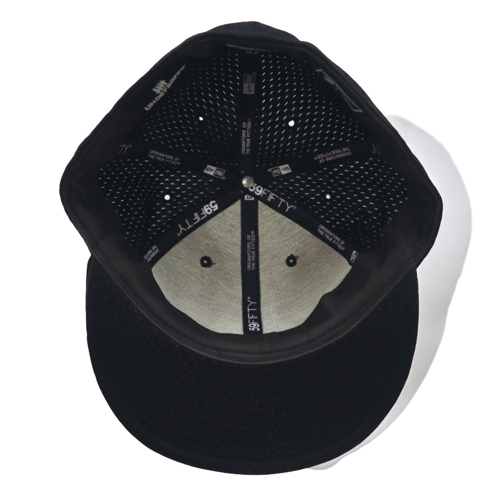 UNDEFEATED × NEWERA Cappellino da baseball 59.6cm Nero Mesh Poliestere Logo ricamato