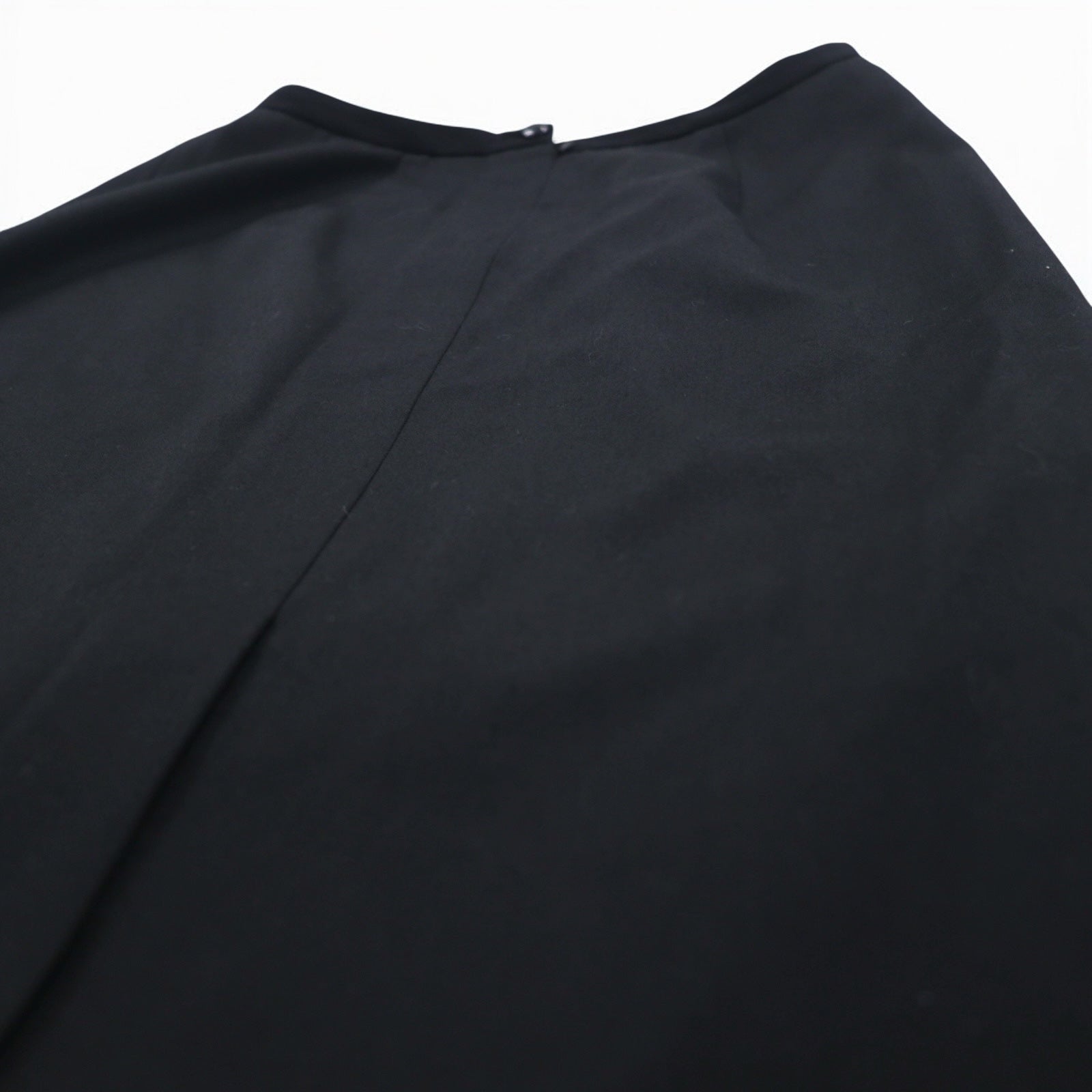 HERNO Gonna tubino in lana nera, taglia L, Made in Italy