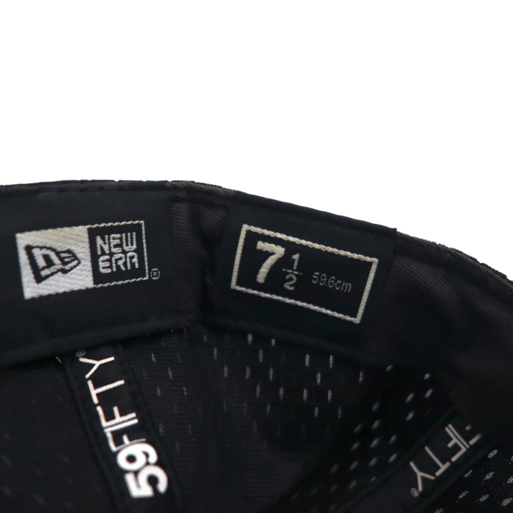 UNDEFEATED × NEWERA Cappellino da baseball 59.6cm Nero Mesh Poliestere Logo ricamato