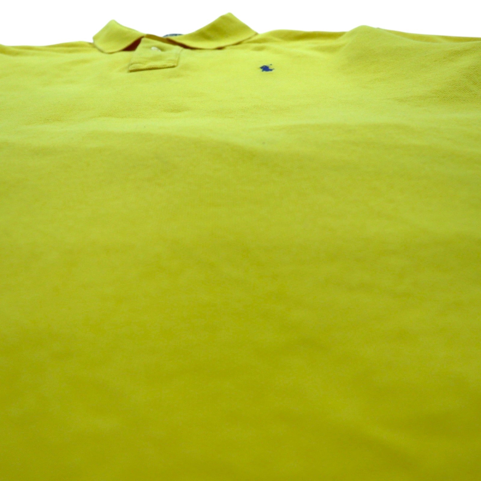 Polo by Ralph Lauren Polo anni '90, taglia L, giallo, cotone piqué, ricamo small pony