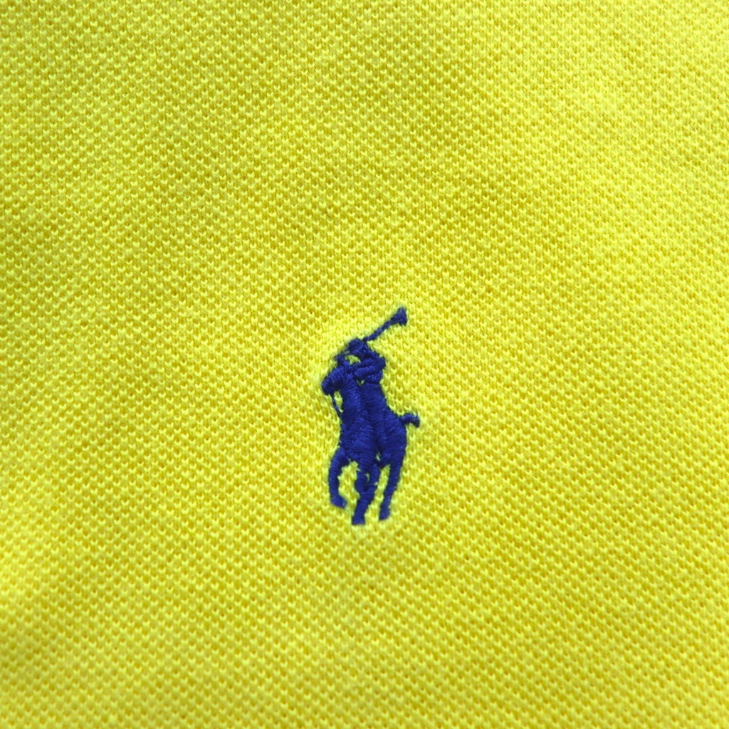 Polo by Ralph Lauren Polo anni '90, taglia L, giallo, cotone piqué, ricamo small pony