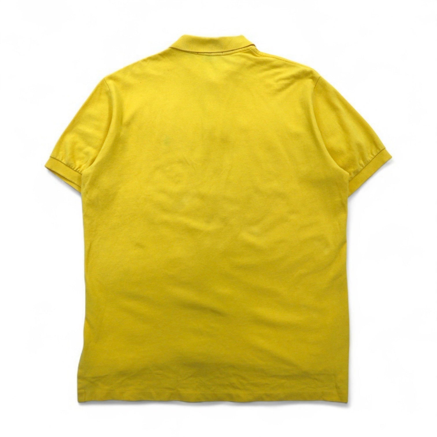 Polo by Ralph Lauren Polo anni '90, taglia L, giallo, cotone piqué, ricamo small pony