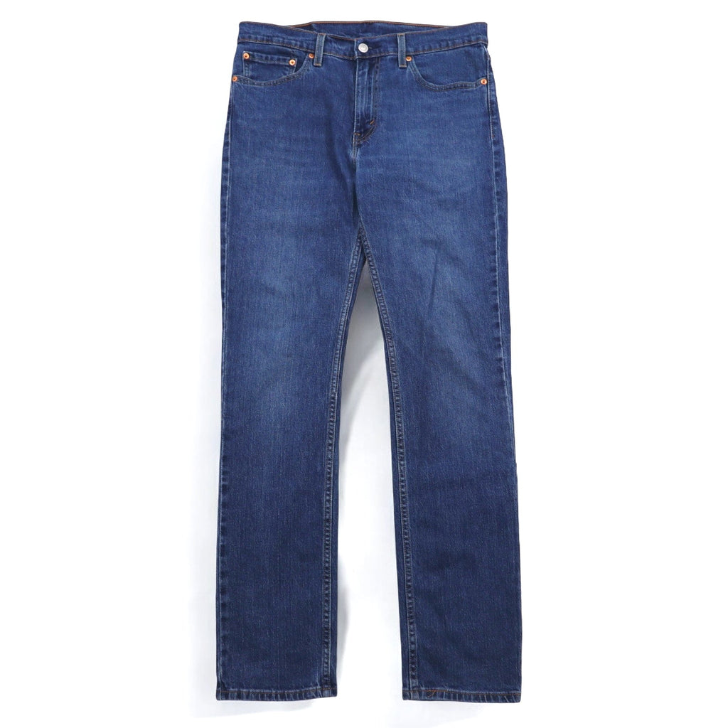 Levi's 511 Slim Fit Jeans Affusolati 32 Blu Cotone Stretch 04511-5297
