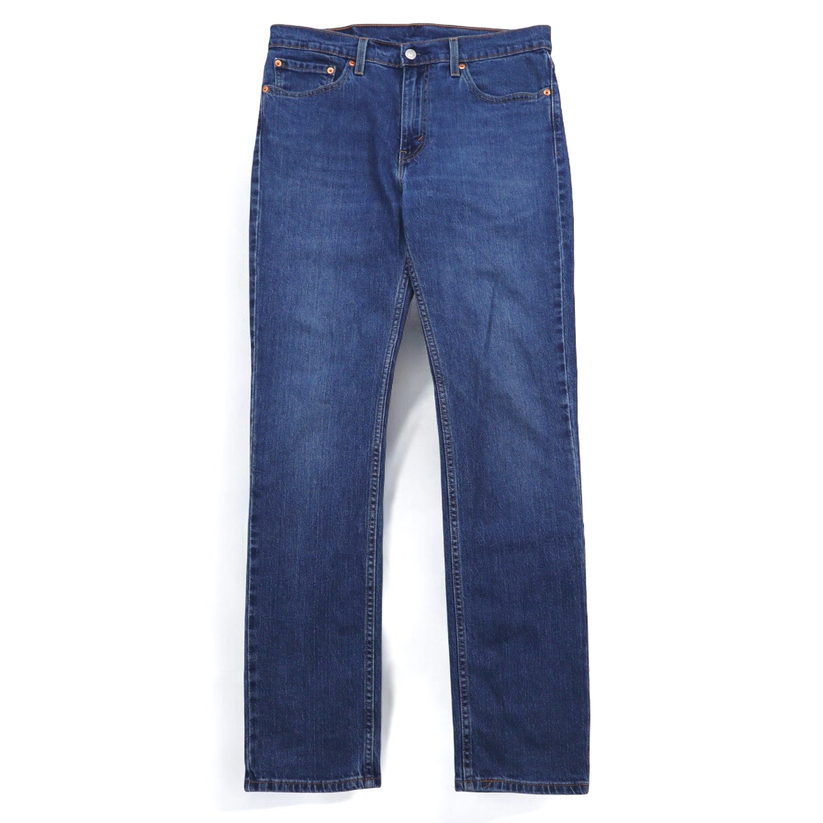 Levi's 511 Slim Fit Jeans Affusolati 32 Blu Cotone Stretch 04511-5297