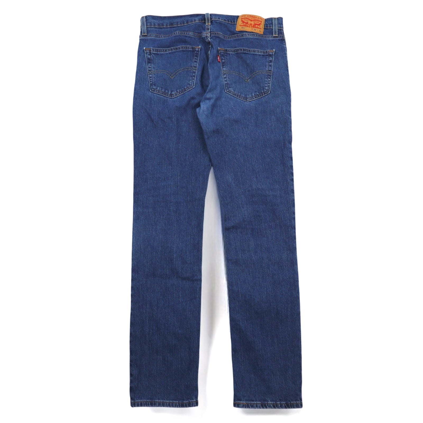 Levi's 511 Slim Fit Jeans Affusolati 32 Blu Cotone Stretch 04511-5297