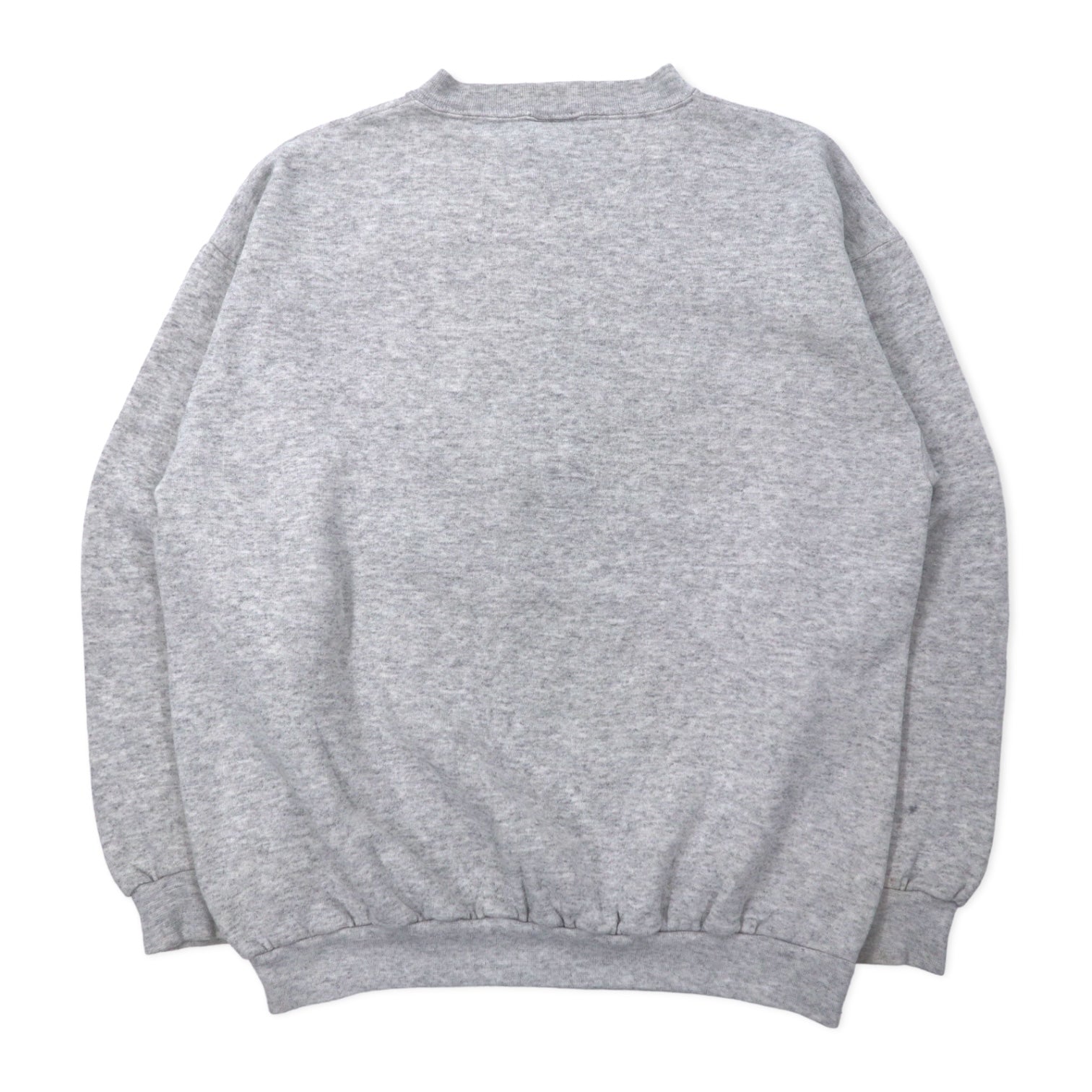 Anni '90 LOGO7 NFL Felpa stampata L Grigio cotone SUPER BOWL