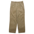 POLO RALPH LAUREN anni '90, pantaloni larghi in velluto a coste, taglia 36, beige, cotone, modello ANDREW PANT, made in Repubblica Dominicana
