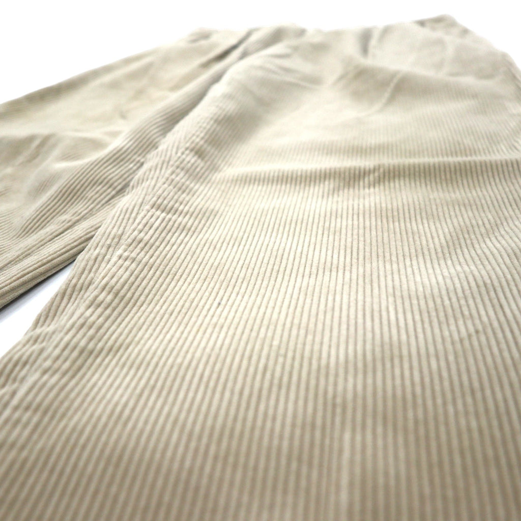 POLO RALPH LAUREN anni '90, pantaloni larghi in velluto a coste, taglia 36, beige, cotone, modello ANDREW PANT, made in Repubblica Dominicana
