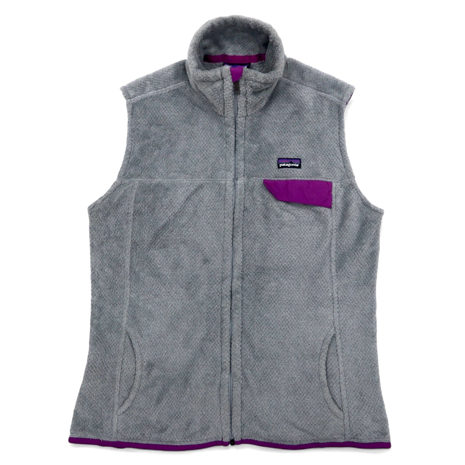 patagonia gilet in pile full zip XL grigio poliestere POLARTEC 25445